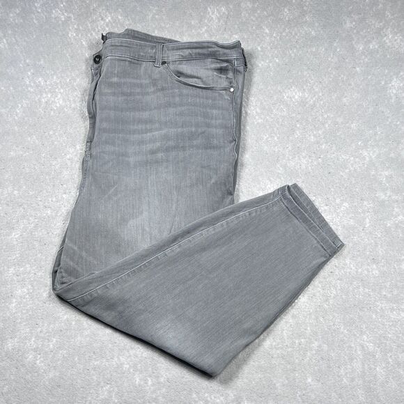 Torrid Jeans Women’s Size 30R Gray Midfit Super Skinny Denim Jeans Stretch - Picture 9 of 15